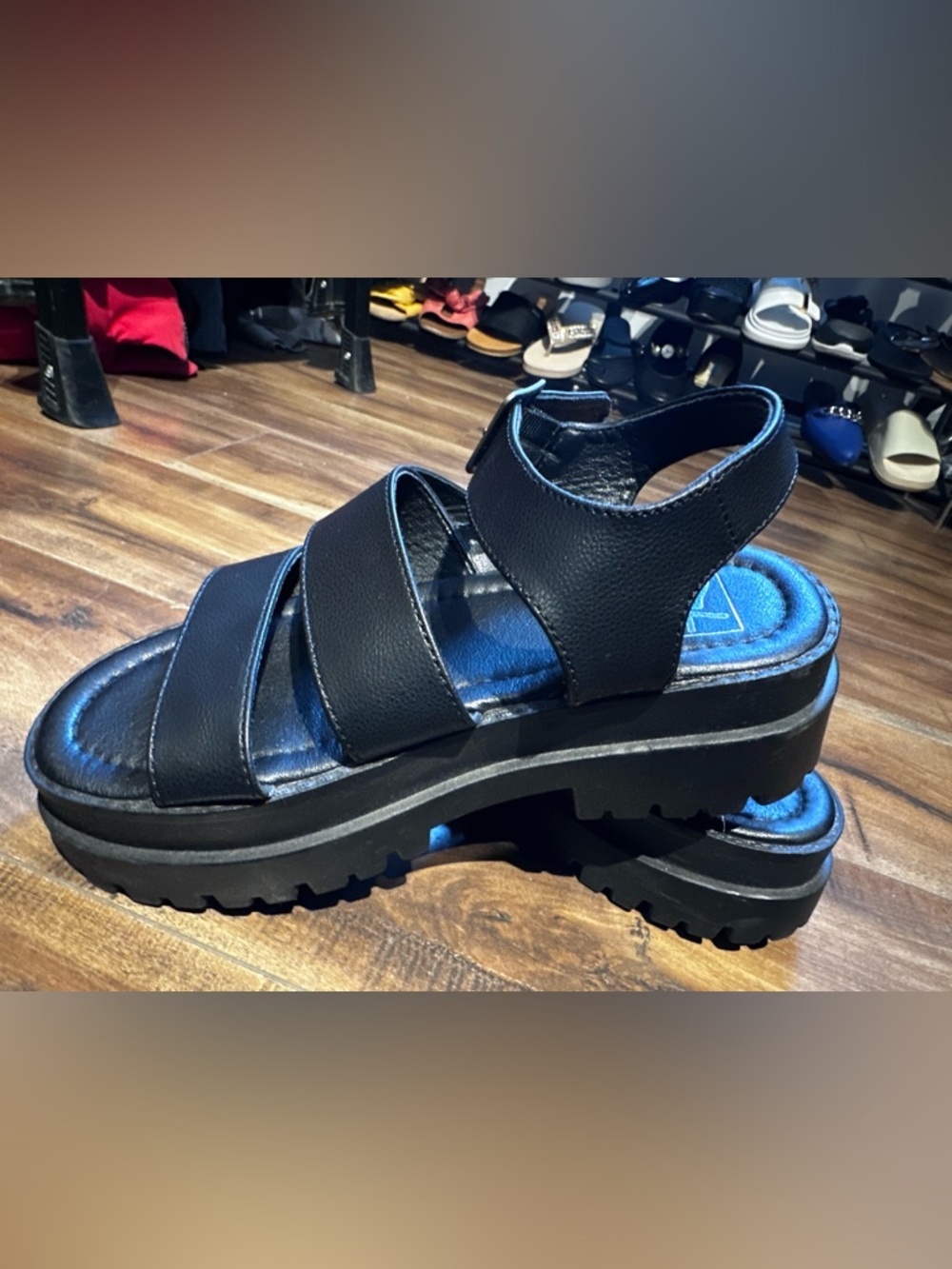 Black Strappy Sandals